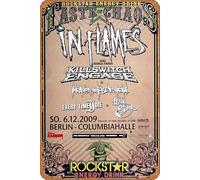 In Flames - Taste OF Chaos, Berlin 2009 - Placa de metal para decoración de pared retro vintage de 20 x 30 cm
