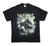 In Flames Turtle Tour Unisex 100% Cotton Short-Sleeve T-Shirts Black L