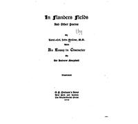 In Flanders fields, and other poems