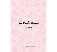 In Gods Name: Undated Planner