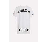 In Gold We Trust The Pusha White Talla: XS | Camisetas de Seda Outlet | Unisex | Blanco