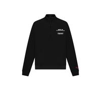 In Gold We Trust The Slim Half Zip Jet Black Talla: L | Sudaderas con Capucha Outlet | Unisex | Negro