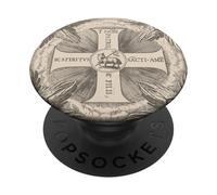 In Hoc Signo Vinces Cordero de Dios En Este Signo Conquista PopSockets PopGrip Adhesivo