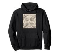 In Hoc Signo Vinces Cordero de Dios En Este Signo Conquista Sudadera con Capucha