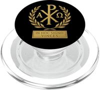 IN HOC Signo VINCES - Símbolo de los Caballeros Templarios PopSockets PopGrip para MagSafe