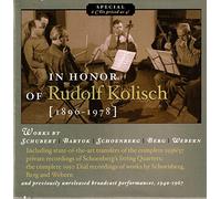 In Honor of Rudolf Kolisch
