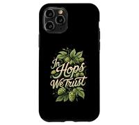 In Hops We Trust Craft Beer Brewing Hops Design Carcasa para iPhone 11 Pro