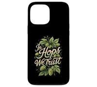 In Hops We Trust Craft Beer Brewing Hops Design Carcasa para iPhone 13 Pro Max