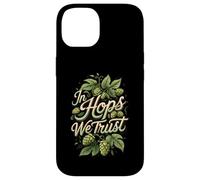 In Hops We Trust Craft Beer Brewing Hops Design Carcasa para iPhone 14
