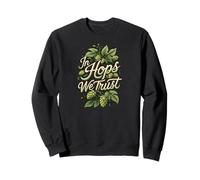 In Hops We Trust Craft Beer Brewing Hops Design Sudadera