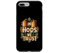 In Hops We Trust Funny Beer Brewing Graphic Carcasa para iPhone 7 Plus/8 Plus