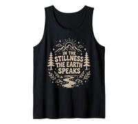 in La quietud La Tierra Habla Naturaleza Montaña Camping Camiseta sin Mangas