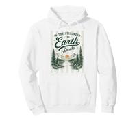 in La quietud La Tierra Habla Naturaleza Montaña Camping Sudadera con Capucha