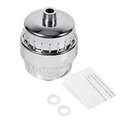 In Line Bathroom Shower, Shower Purifier with Active Carbon, Porosity PE Membrane for, Heavy Metals, Pesticides Removal, Reduces Dry Itchy Skin,