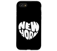 In Love with New York City, Cool New York City Heart Carcasa para iPhone SE (2020) / 7/8
