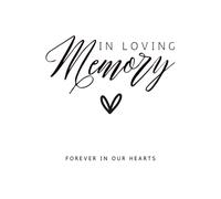In Loving Memory Guest Book: A Simple and Elegant Funeral Guestbook for Sharing Memories, Names, and Messages of Love - White