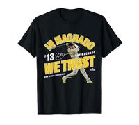 In Machado We Trust Manny Machado San Diego Baseball MLBPA Camiseta