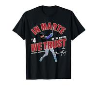 In Marte We Trust Ketel Marte Arizona Baseball MLBPA Camiseta
