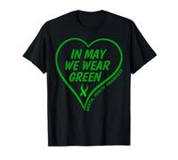 In May We Wear Green - Mental Health Awareness Month 2026 Camiseta