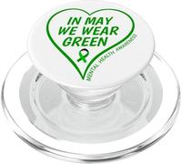 In May We Wear Green - Mental Health Awareness Month 2026 PopSockets PopGrip para MagSafe