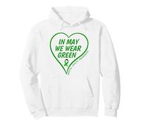 In May We Wear Green - Mental Health Awareness Month 2026 Sudadera con Capucha