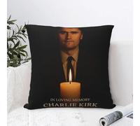 In Memory Charlie Kirk 1993-2025 - Funda de cojín de diseño suave, fundas de almohada novedosas para decoración de sofá y dormitorio