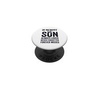 In Memory of My Son Always Loved Never Forgotten Heaven PopSockets PopGrip Adhesivo