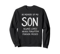 In Memory of My Son Always Loved Never Forgotten Heaven Sudadera