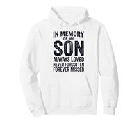 In Memory of My Son Always Loved Never Forgotten Heaven Sudadera con Capucha