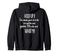 In My 70s Era Funny 70th Birthday Mom Turning 70 Seventieth Sudadera con Capucha