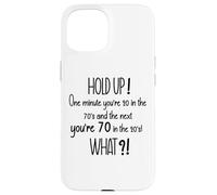 In My 70s Era Seventies Funny 70th Birthday Mom Turning 70 Carcasa para iPhone 15