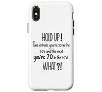 In My 70s Era Seventies Funny 70th Birthday Mom Turning 70 Carcasa para iPhone X/XS