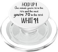 In My 70s Era Seventies Funny 70th Birthday Mom Turning 70 PopSockets PopGrip para MagSafe
