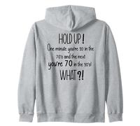 In My 70s Era Seventies Funny 70th Birthday Mom Turning 70 Sudadera con Capucha