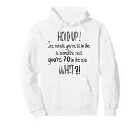 In My 70s Era Seventies Funny 70th Birthday Mom Turning 70 Sudadera con Capucha