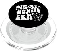 In My Auntie Era Cute and Groovy Aunt Announcement Auntie PopSockets PopGrip para MagSafe