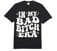 In My Bad Bitch Era Retro Feminist Empowerment Comfort Colors Adult Heavyweight T-Shirt