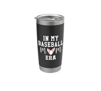 In My Baseball Mom Era Cheer Fan Baseball Mama Game Day Vaso térmico de acero inoxidable de doble pared