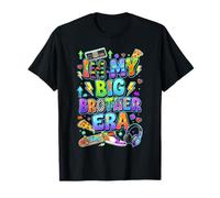 In My Big-Brother Era Retro Gamer Boys Hermano Anuncio Camiseta