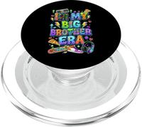 In My Big-Brother Era Retro Gamer Boys Hermano Anuncio PopSockets PopGrip para MagSafe