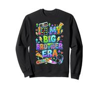 In My Big-Brother Era Retro Gamer Boys Hermano Anuncio Sudadera