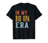 In My Big Opa Era Retro Divertido Día del Padre Vintage Camiseta