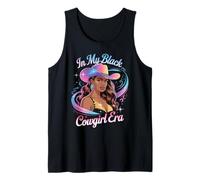 In My Black Cowgirl Era Glam Western Afro Style Mujeres Hombres Camiseta sin Mangas