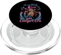 In My Black Cowgirl Era Glam Western Afro Style Mujeres Hombres PopSockets PopGrip para MagSafe