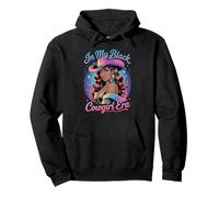 In My Black Cowgirl Era Glam Western Afro Style Mujeres Hombres Sudadera con Capucha