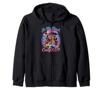 In My Black Cowgirl Era Glam Western Afro Style Mujeres Hombres Sudadera con Capucha