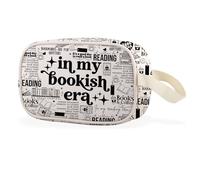 in My Bookish Era - Bolsa de maquillaje transparente para amantes de la lectura, regalo para lectores de gusanos de biblioteca, Bookish Era Cbag Eu, Multifuncional: