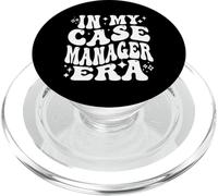 In My Case Manager Era Retro Social Work Pride PopSockets PopGrip para MagSafe