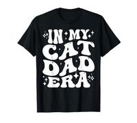 In My Cat Dad Era Funny Retro Pet Lover Camiseta