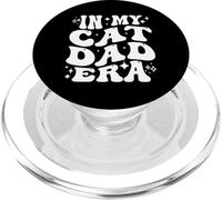 In My Cat Dad Era Funny Retro Pet Lover PopSockets PopGrip para MagSafe